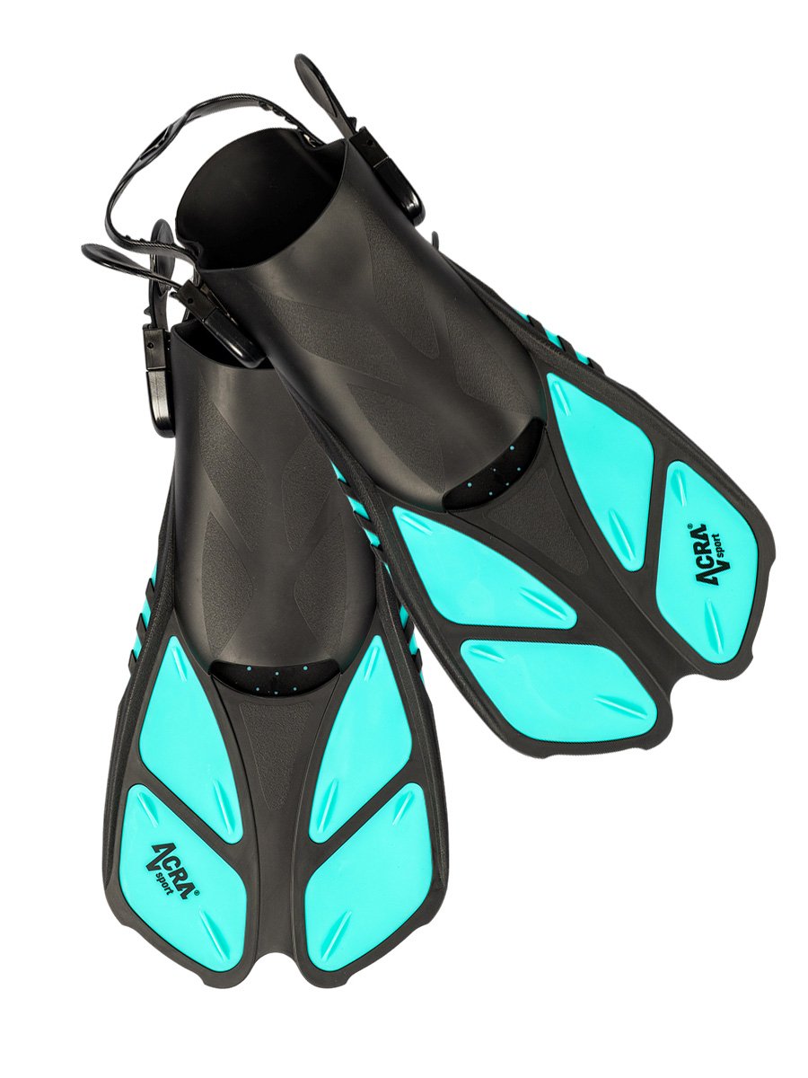 Płetwy do nurkowania dla dorosłych, turkusowe, rozmiar 36–41
