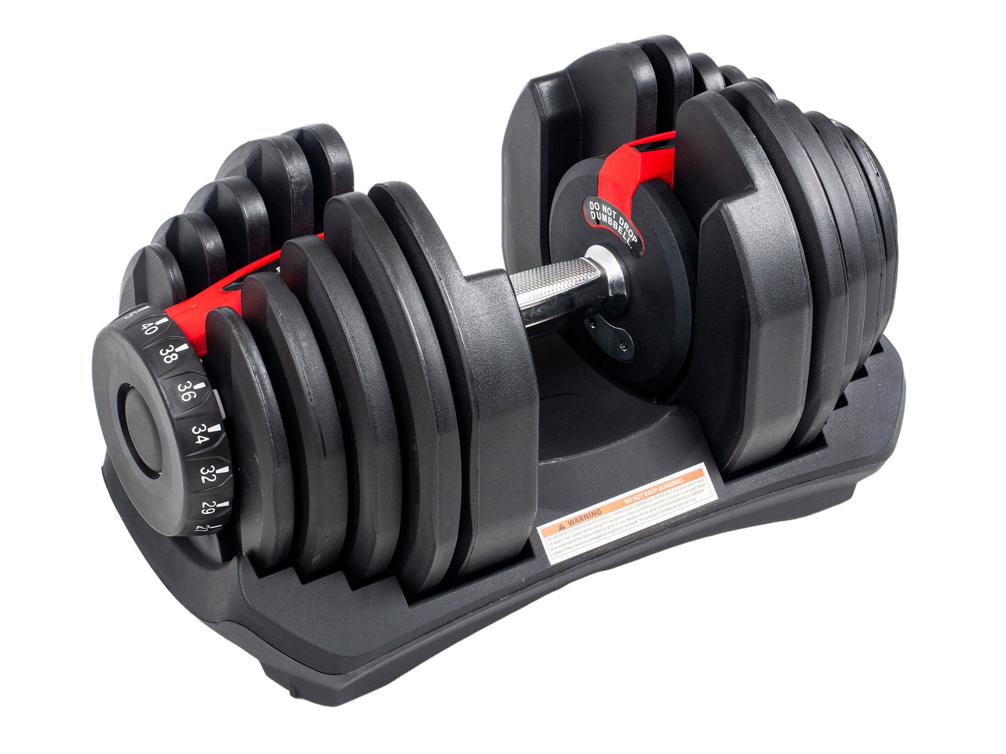 Hantle regulowane 40 kg Acra – zestaw 16 hantli w 1 40