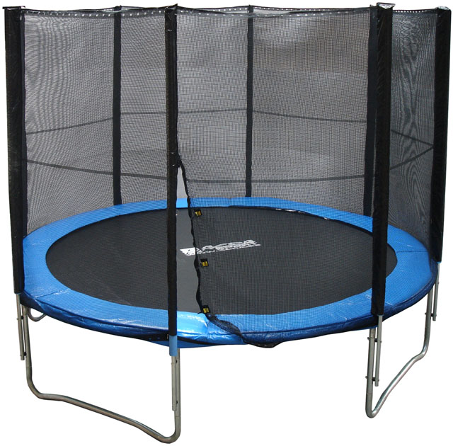 Trampolina 305 cm, 4 nogi typu W, zestaw z siatką zabezpieczającą CAA18/1