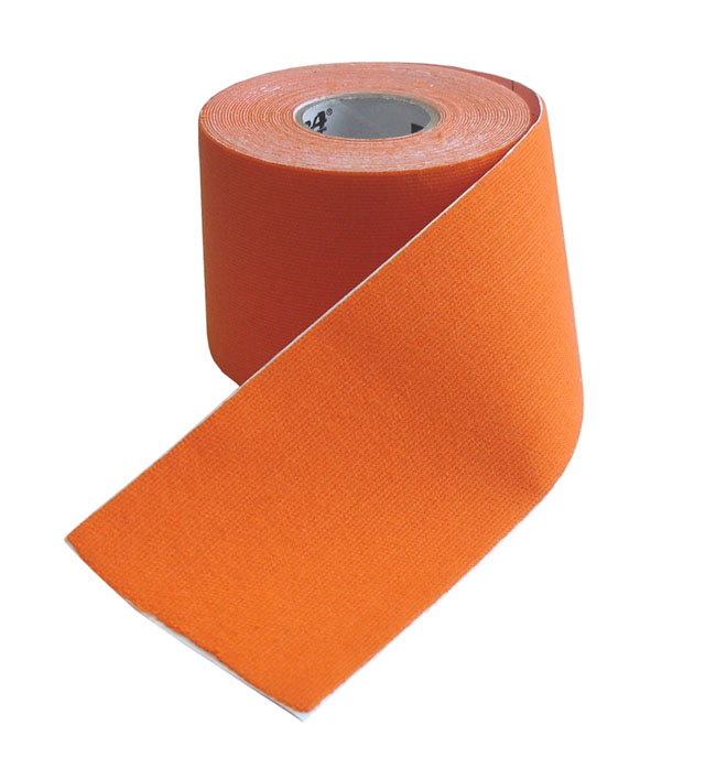 Taśma kinezjologiczna 5 cm x 5 m, pomarańczowa D70