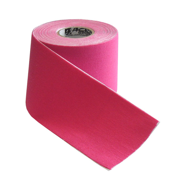 Taśma kinezjologiczna 5 cm x 5 m, różowa D70