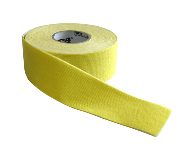 Taśma kinezjologiczna 2,5 cm x 5 m, żółta D71