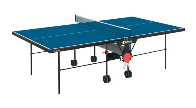 Wysokiej jakości stół do tenisa stołowego (ping-pong) z mechanizmem przesuwnym