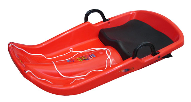 Plastikowy bobslej Cyclone – czerwony
