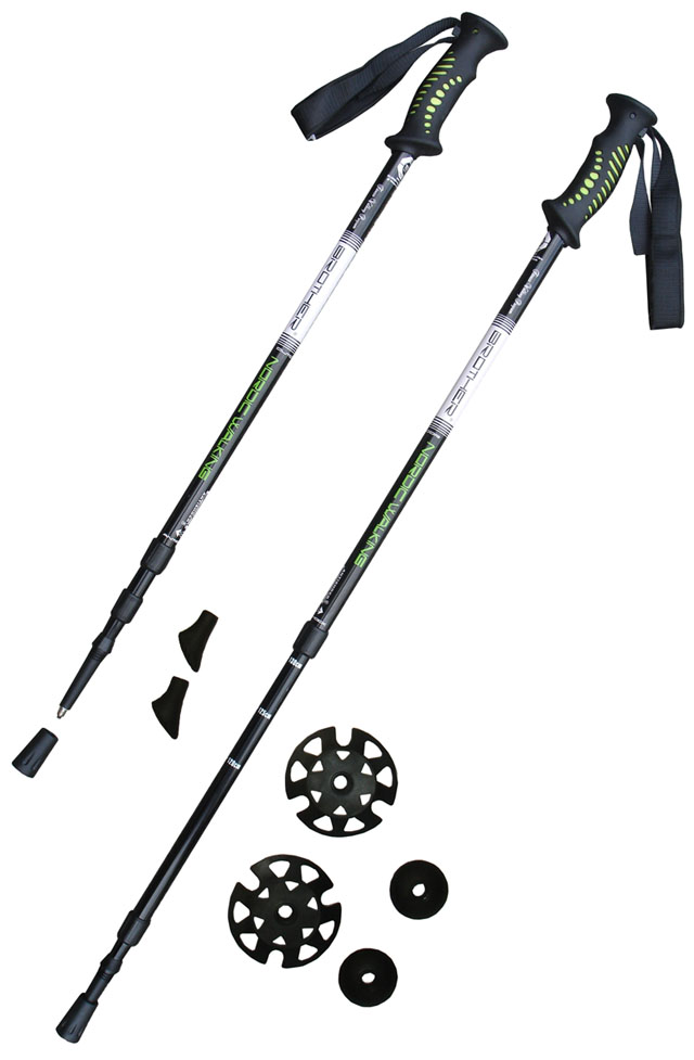 Kijki trekkingowe – 1 para z akcesoriami