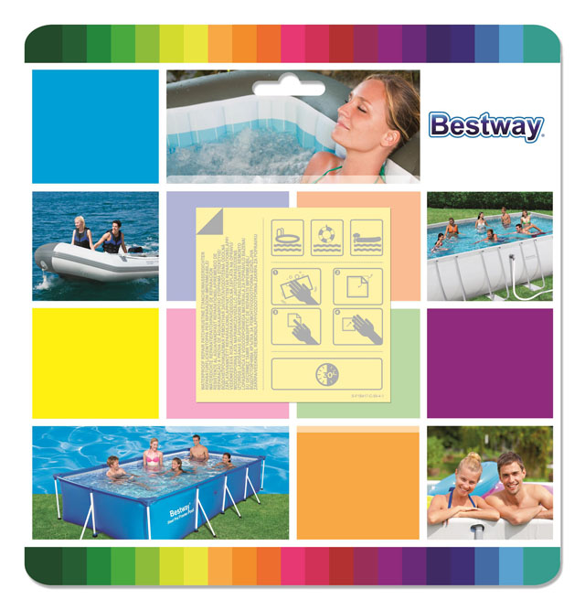 Bestway 62091 Samoprzylepne łaty PODWODNE