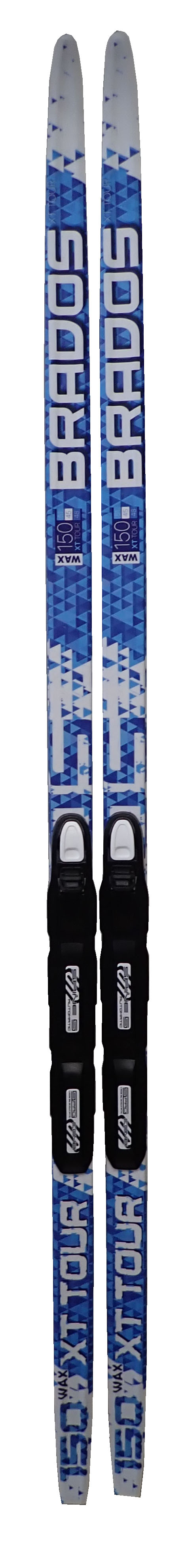 Narty biegowe Brados XT Tour z wiązaniem SNS, niebieskie, 160 cm