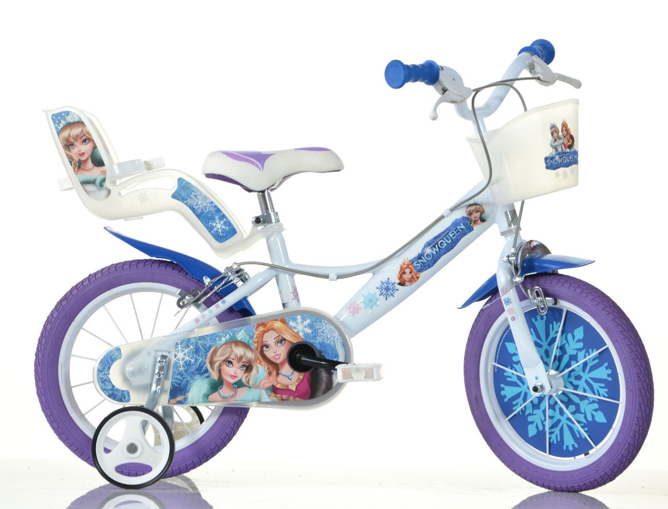 Rower dziecięcy Dino bikes 164RN SNOW QUEEN 16"