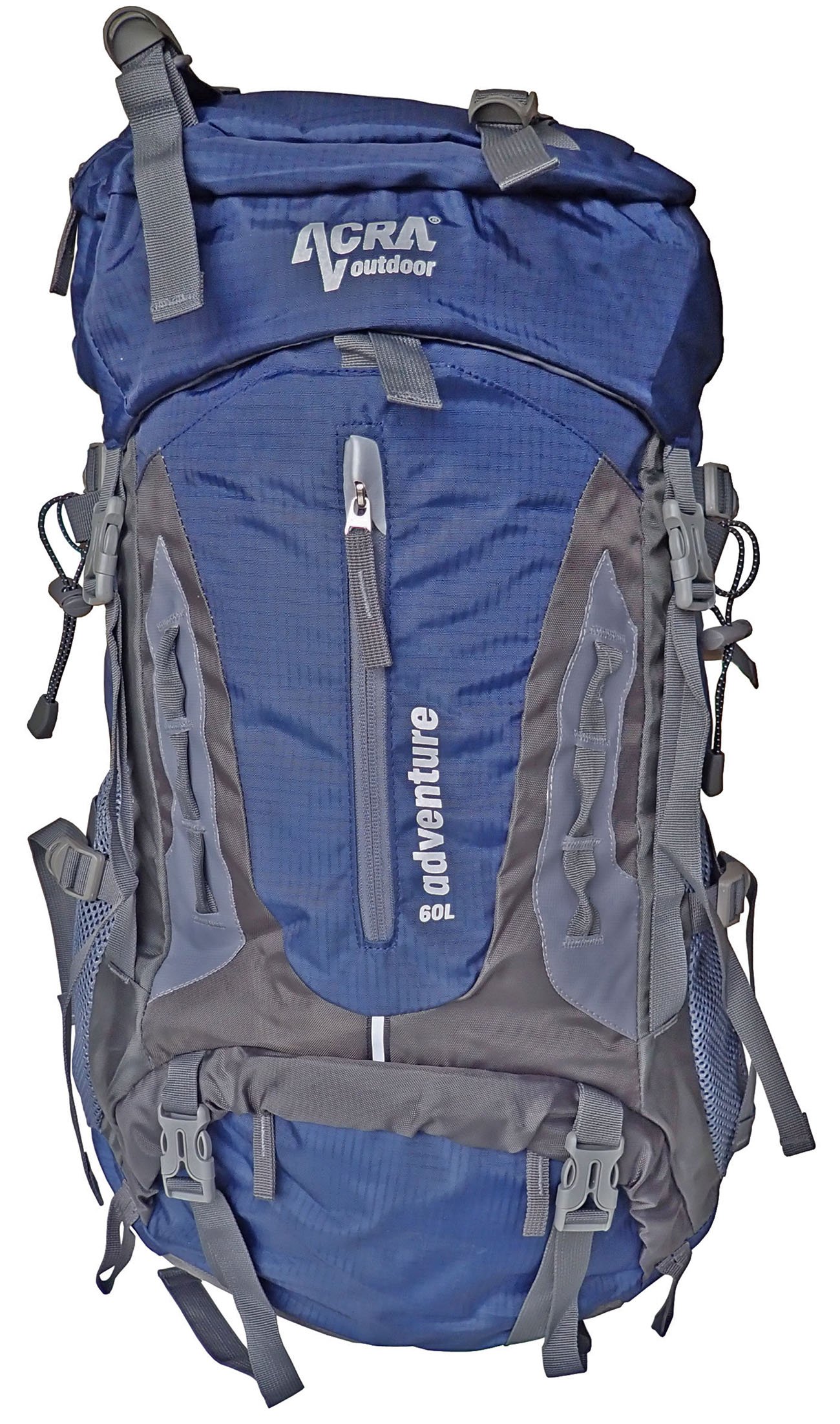 Plecak ACRA Adventure 60 L do bardziej wymagających wędrówek górskich, ciemnoniebieski BA60-MO