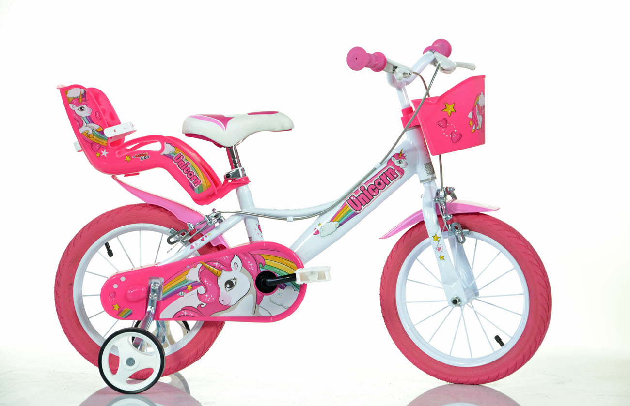 Rower dziecięcy Dino bikes 144GLN UNICORN 14"