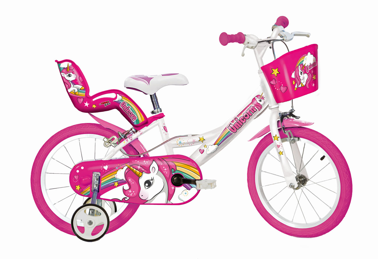 Rower dziewczęcy Dino bikes 164GLN UNICORN 16"