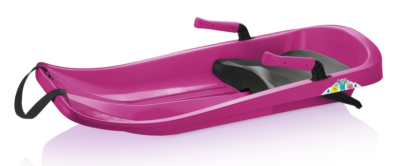 Plastikowy bobslej Acra Flash A2032 – różowy