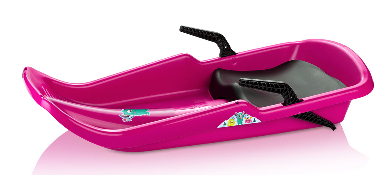 Acra Cyclone – plastikowy bobslej A2036 – różowy