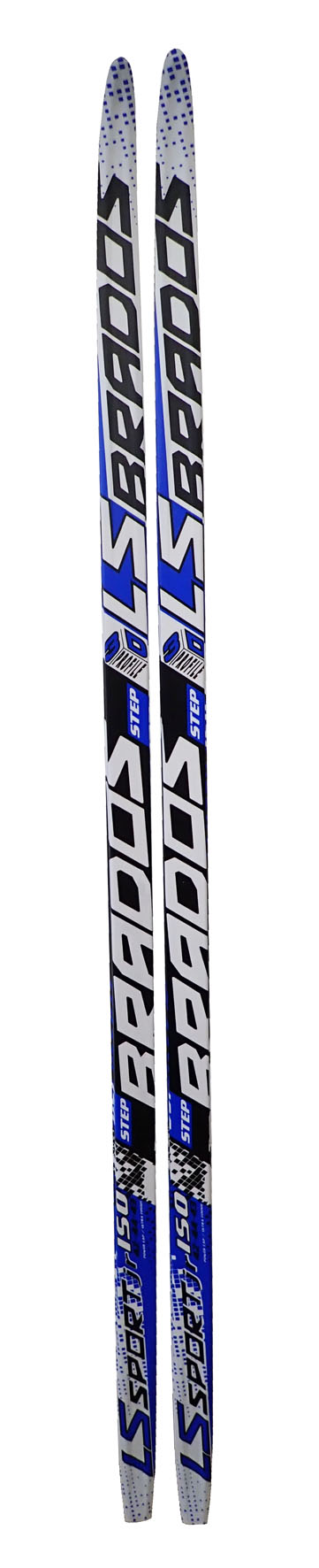 Narty biegowe z łuskami Brados LS Sport, ciemnoniebieskie, uniwersalne, 150 cm