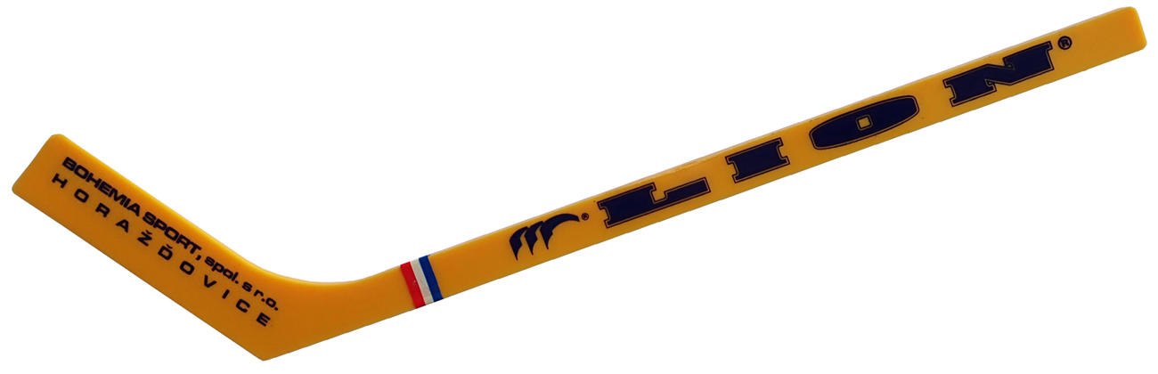 LION H30M Plastikowa kij do hokeja mini 30 cm, żółty