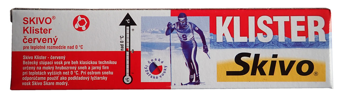 Skivo Klister czerwony 0°C plus 50 g