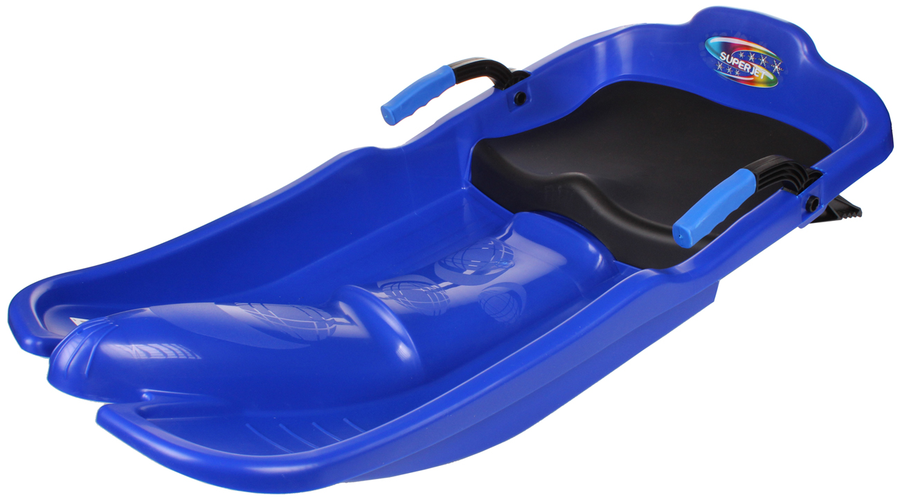 Plastikowy bobslej Superjet – niebieski