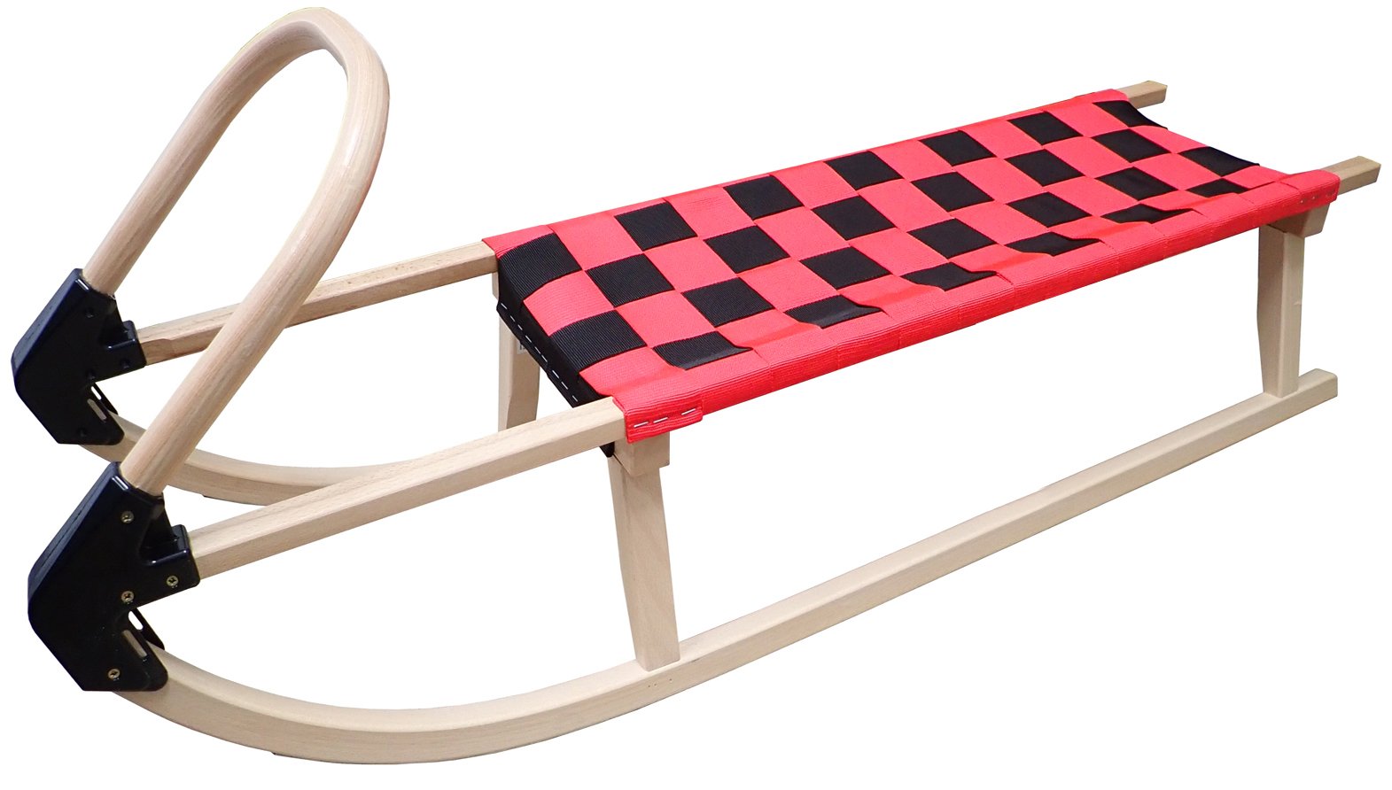 Drewniane sanki 110 cm A2041 – czerwone