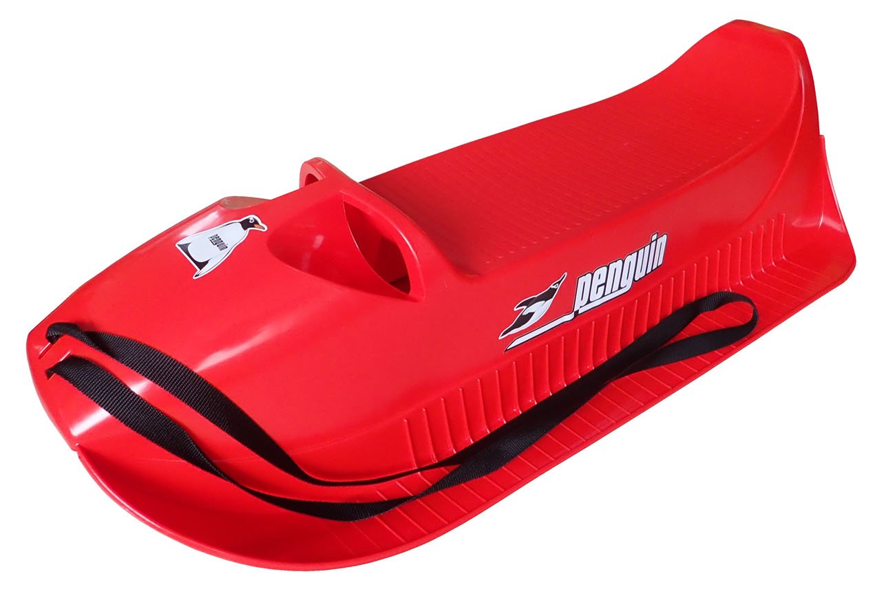 Plastikowe sanki Pinguin, Alfa – czerwone