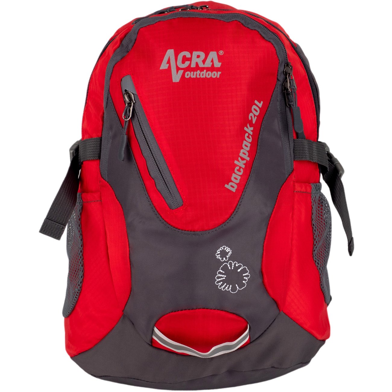 ACRA Plecak turystyczny Backpack 20 L, czerwony BA20-CRV