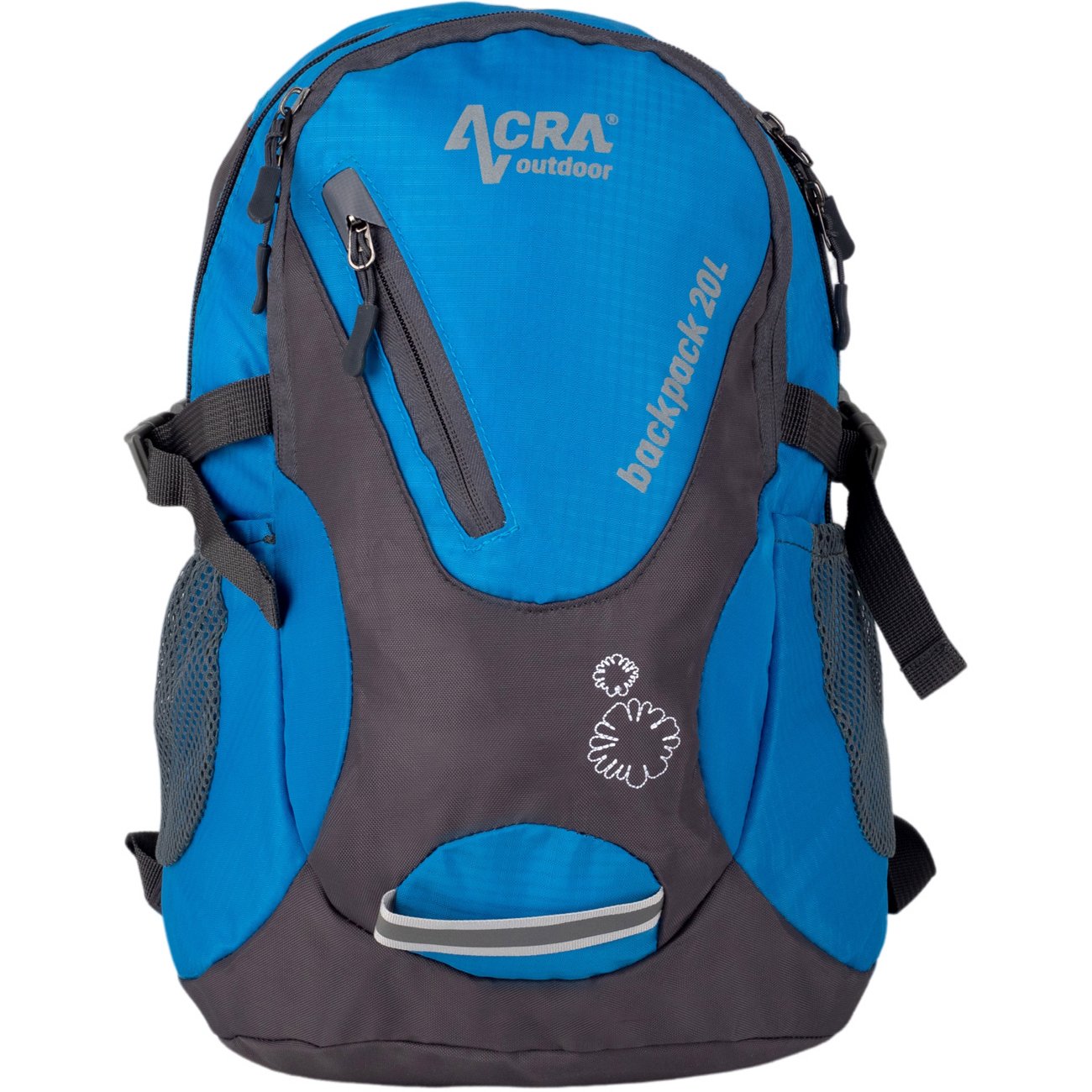 ACRA Plecak turystyczny Backpack 20 L, niebieski BA20-MO