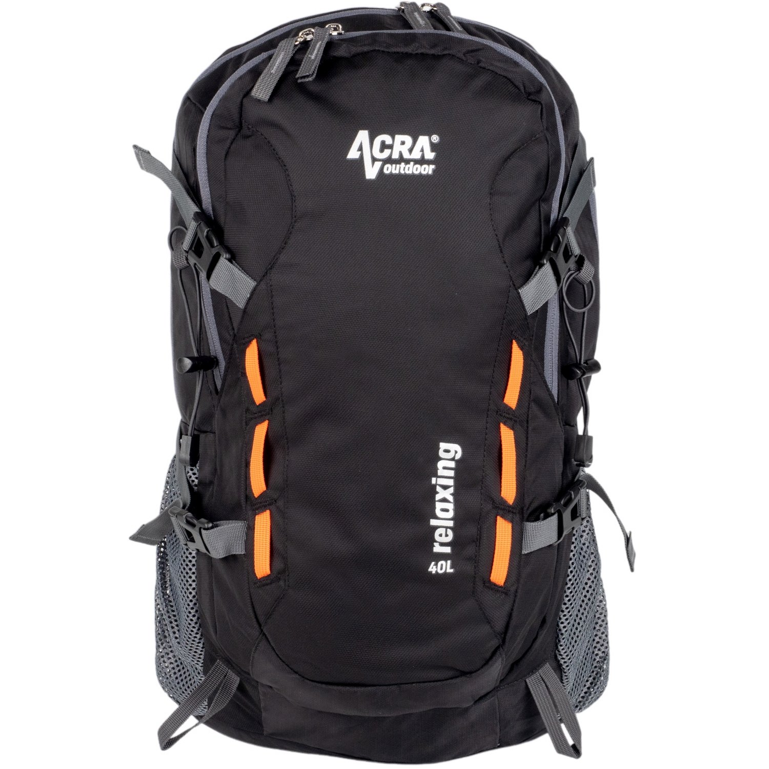 ACRA Plecak turystyczny Relaxing 40 L, czarny BA40-CRN