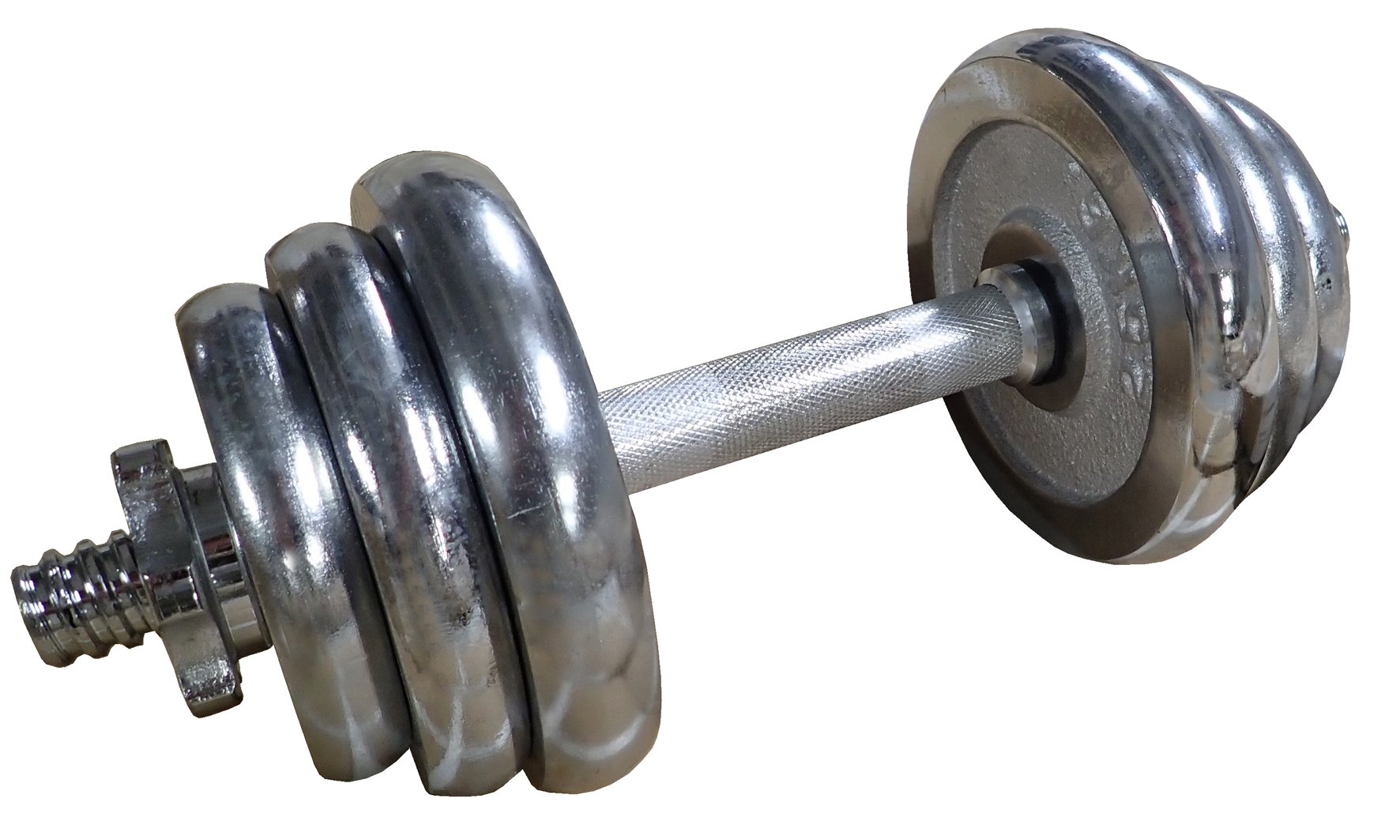 Hantle jednoręczne, 1 szt. x 12 kg, chromowane krążki 25 mm