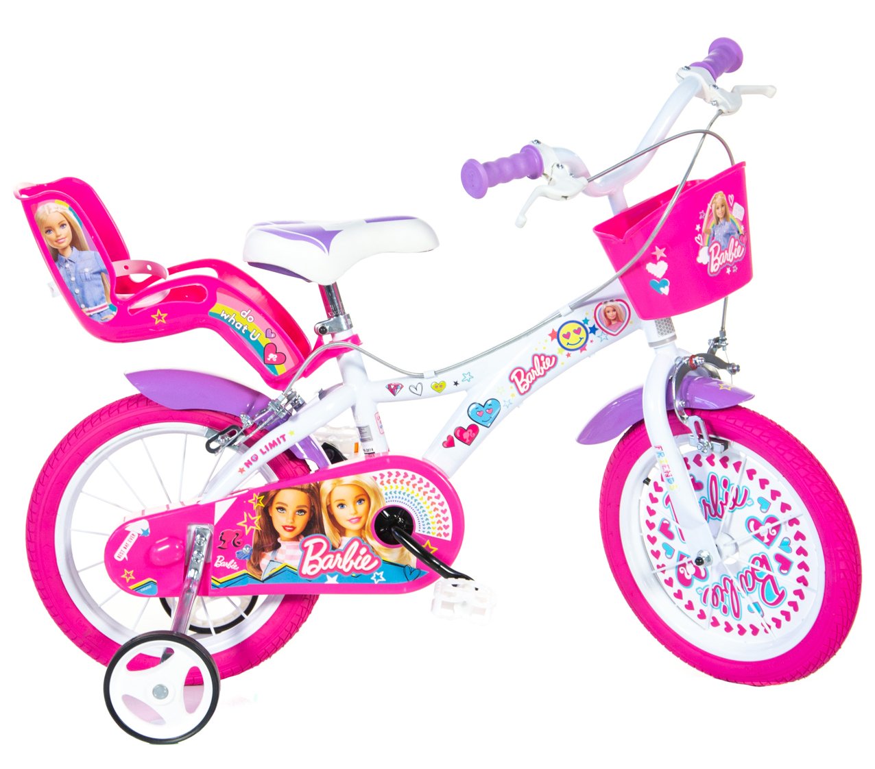 Rower dziecięcy Dino BARBIE 14" CSK5144