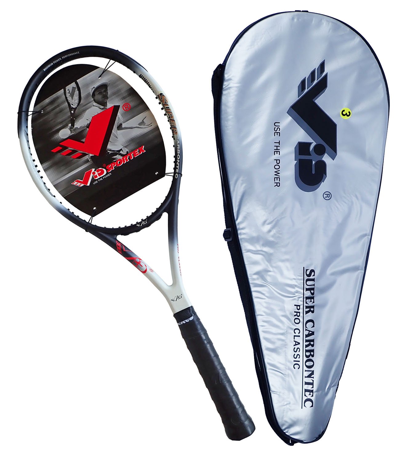 Rakieta tenisowa VIS Carbontech G2428/5/B