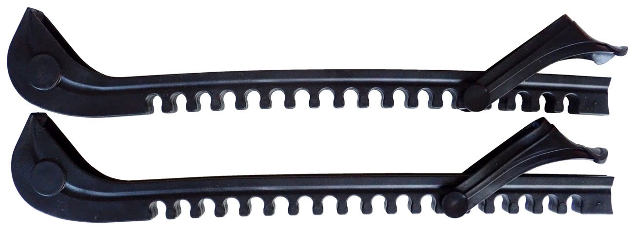 ACRA H526-CRN Plastikowe ochraniacze na łyżwy, czarne – 1 para