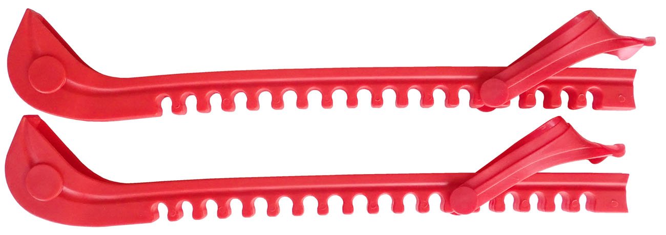 ACRA H526-CRV Plastikowe ochraniacze na łyżwy, czerwone – 1 para
