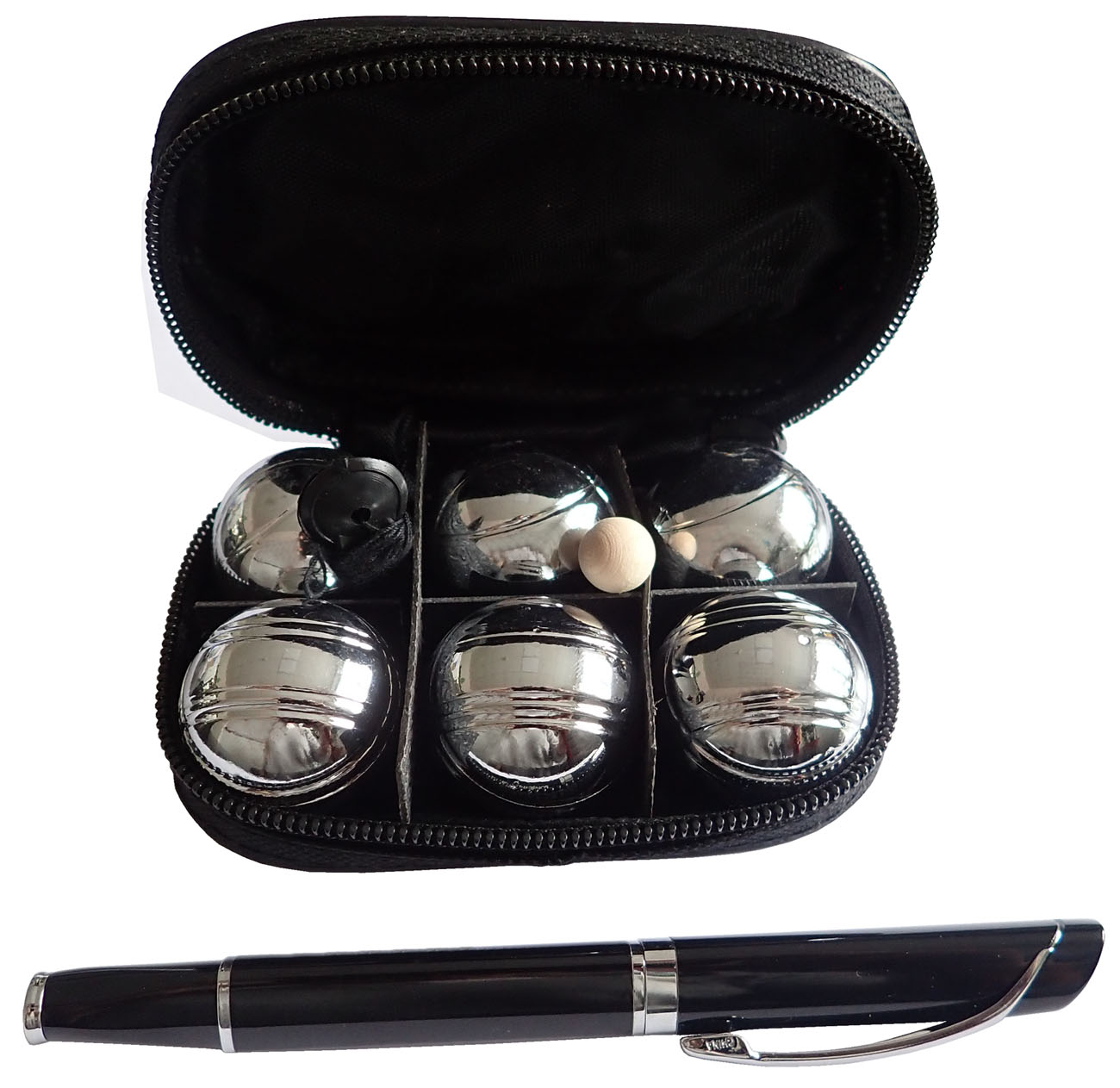 Mini petanque z sześcioma kulami KP6M