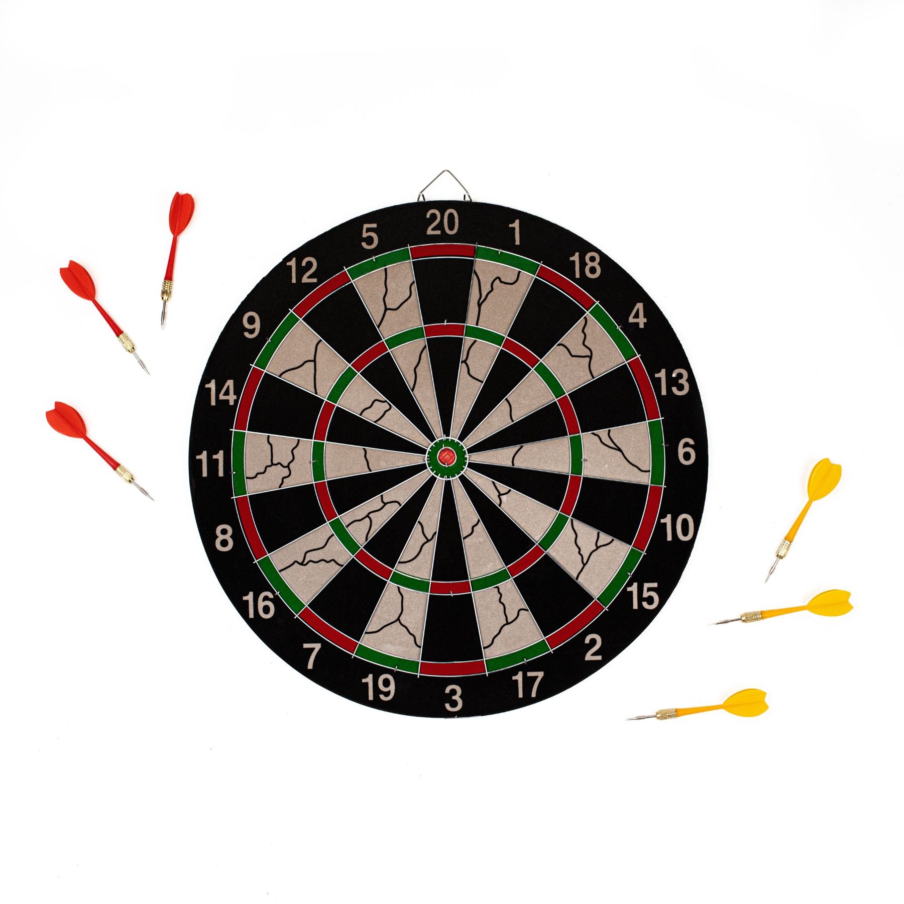 Tarcza do rzutek Acra 17", 40 cm, metalowa rama, 6 rzutek
