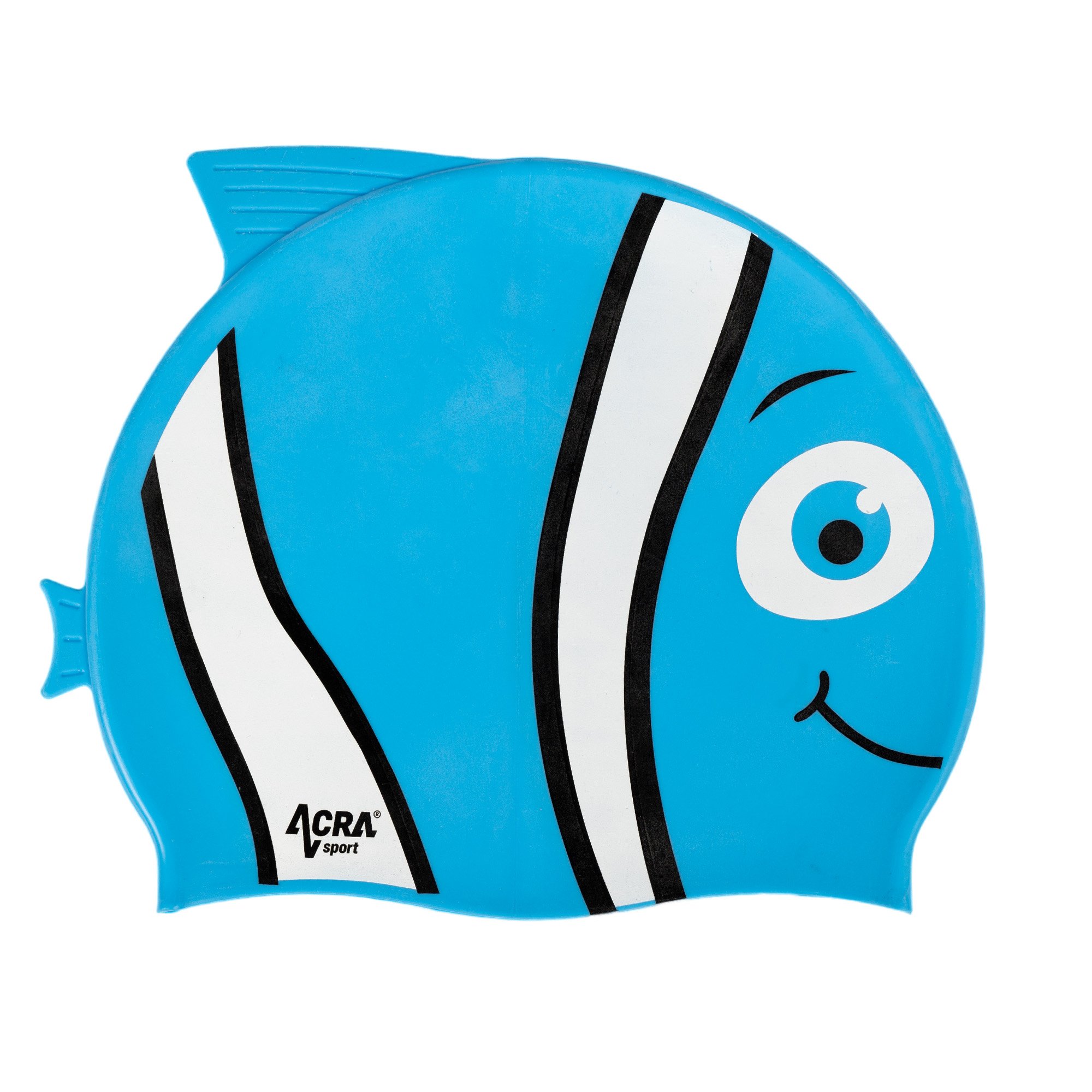 Czapka pływacka dla dzieci, NEMO, niebieska
