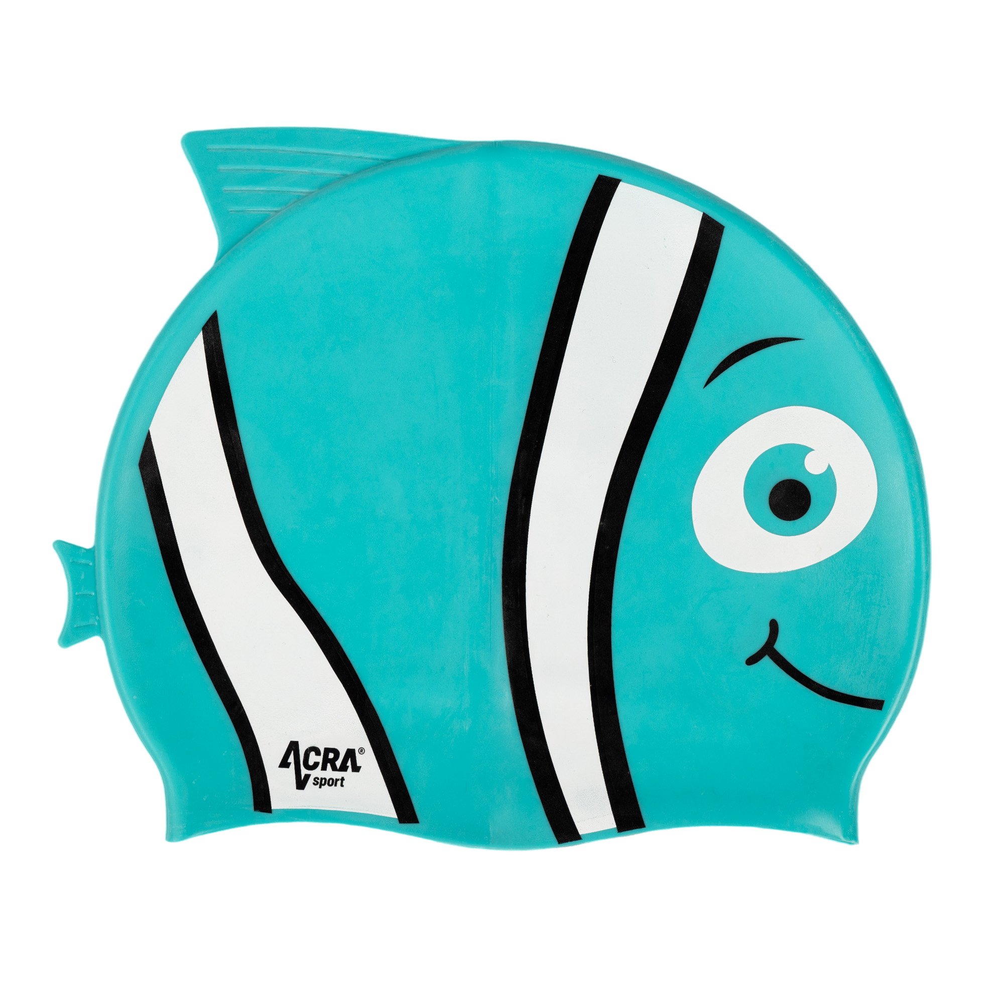 Czapka pływacka dla dzieci, NEMO, turkusowa