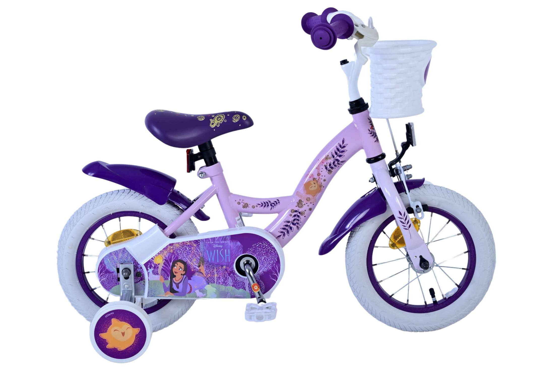 Rower dziecięcy Volare Wish 12", fioletowy CB