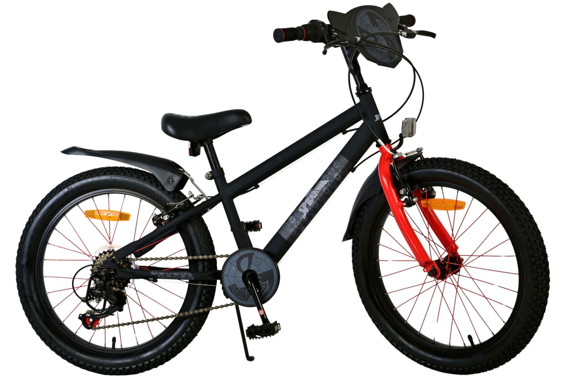 Rower dziecięcy Volare Spiderman 20", czarny