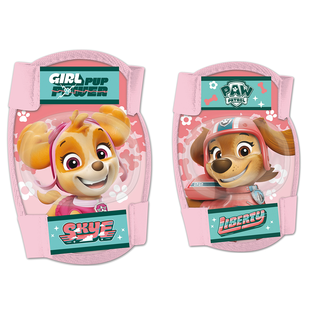 Ochraniacze na łokcie i kolana Paw Patrol, różowe