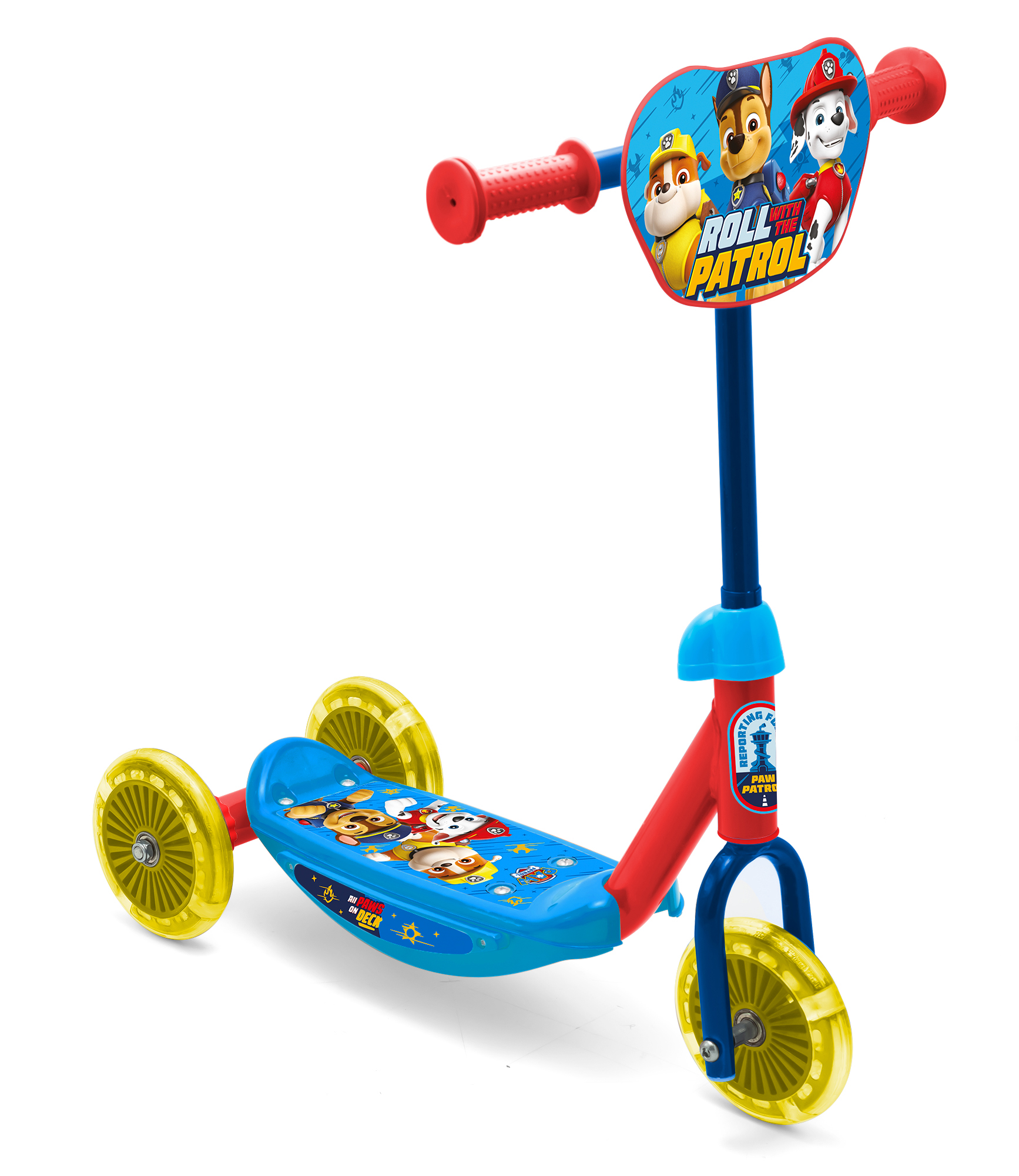 Hulajnoga dla dzieci Paw Patrol, 3 kółka, niebieska