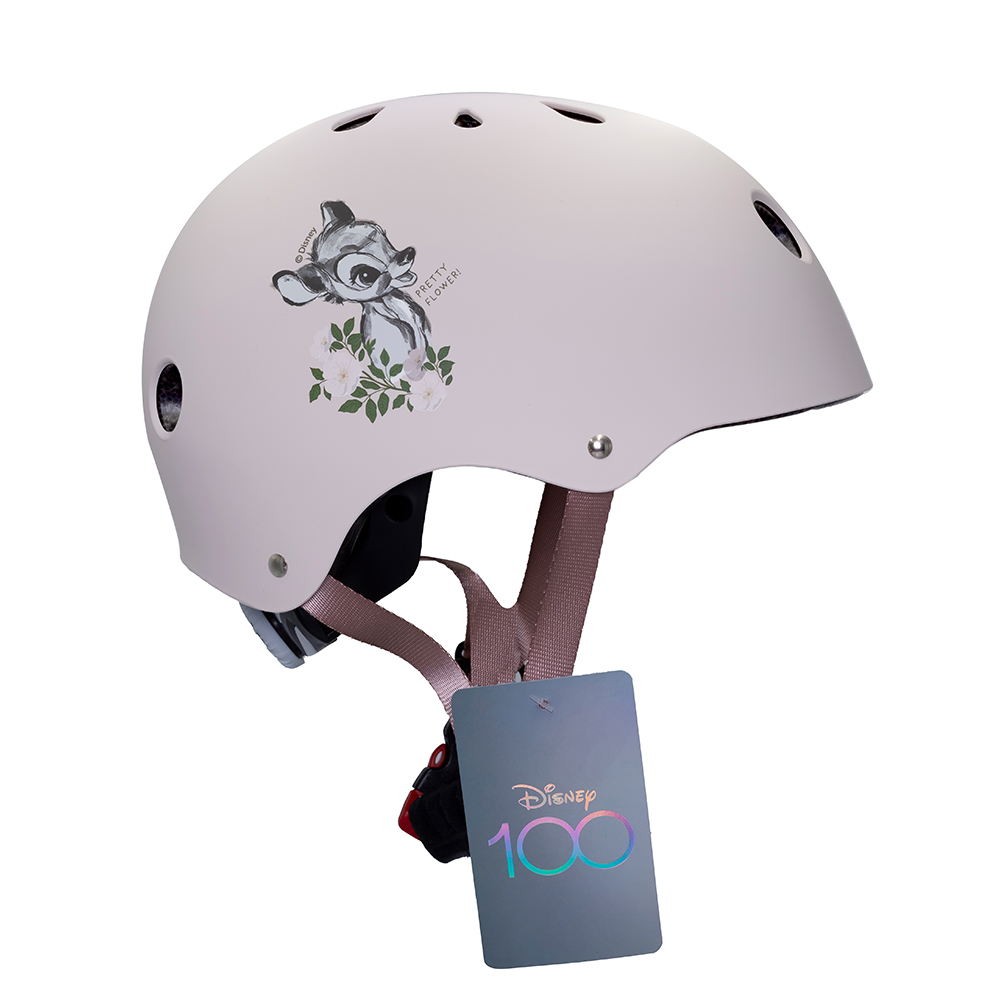 Kask sportowy Bambi, różowy, rozmiar M (52–56 cm)