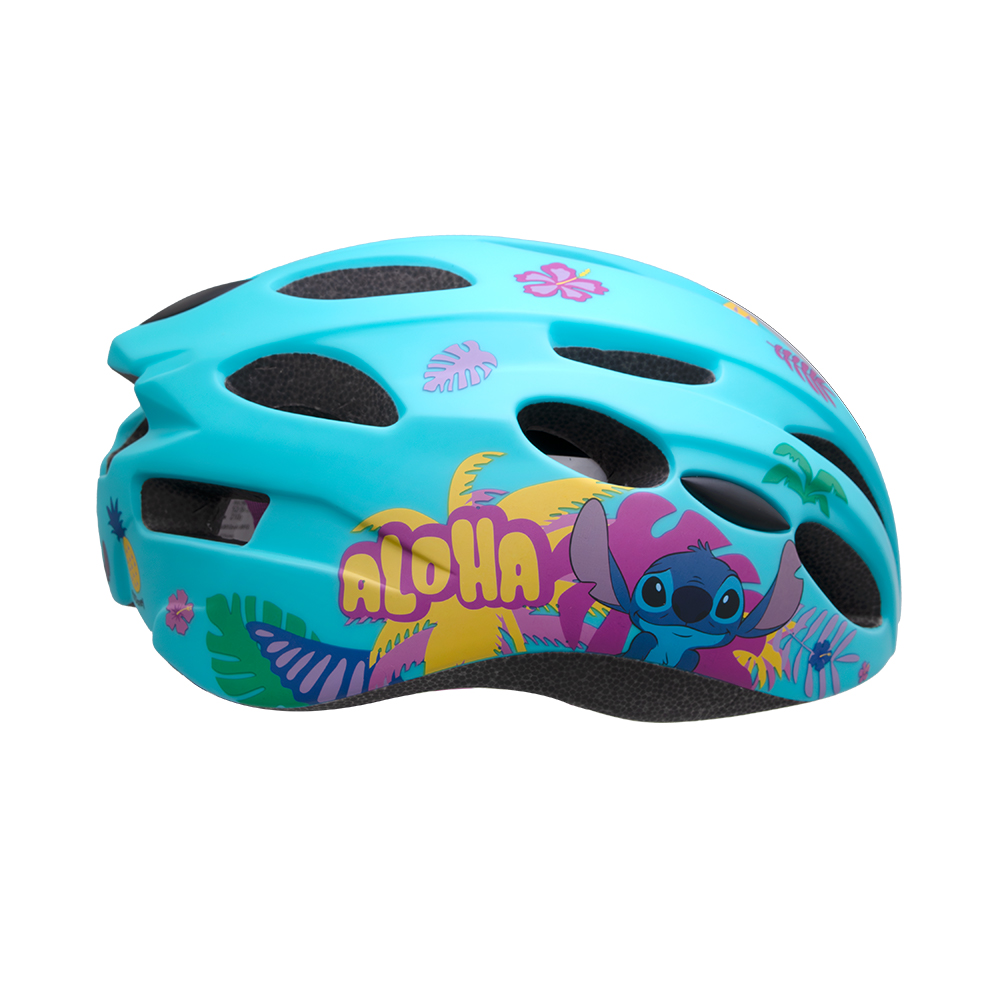 Kask rowerowy Stitch, niebieski, rozmiar M (52–56 cm), technologia IN-MOLD