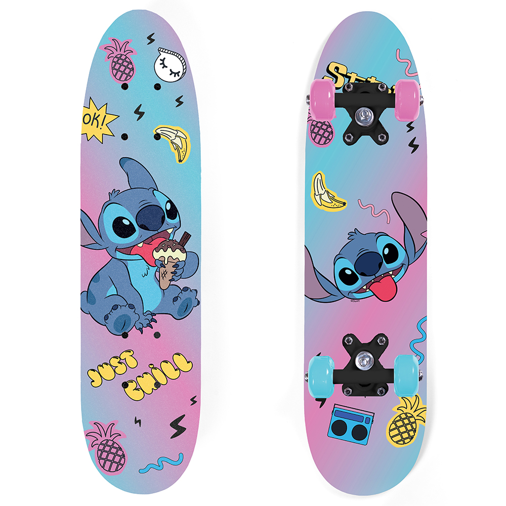 Deskorolka Stitch, różowa