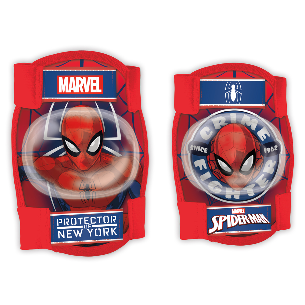 Ochraniacze na łokcie i kolana Spiderman, czerwone