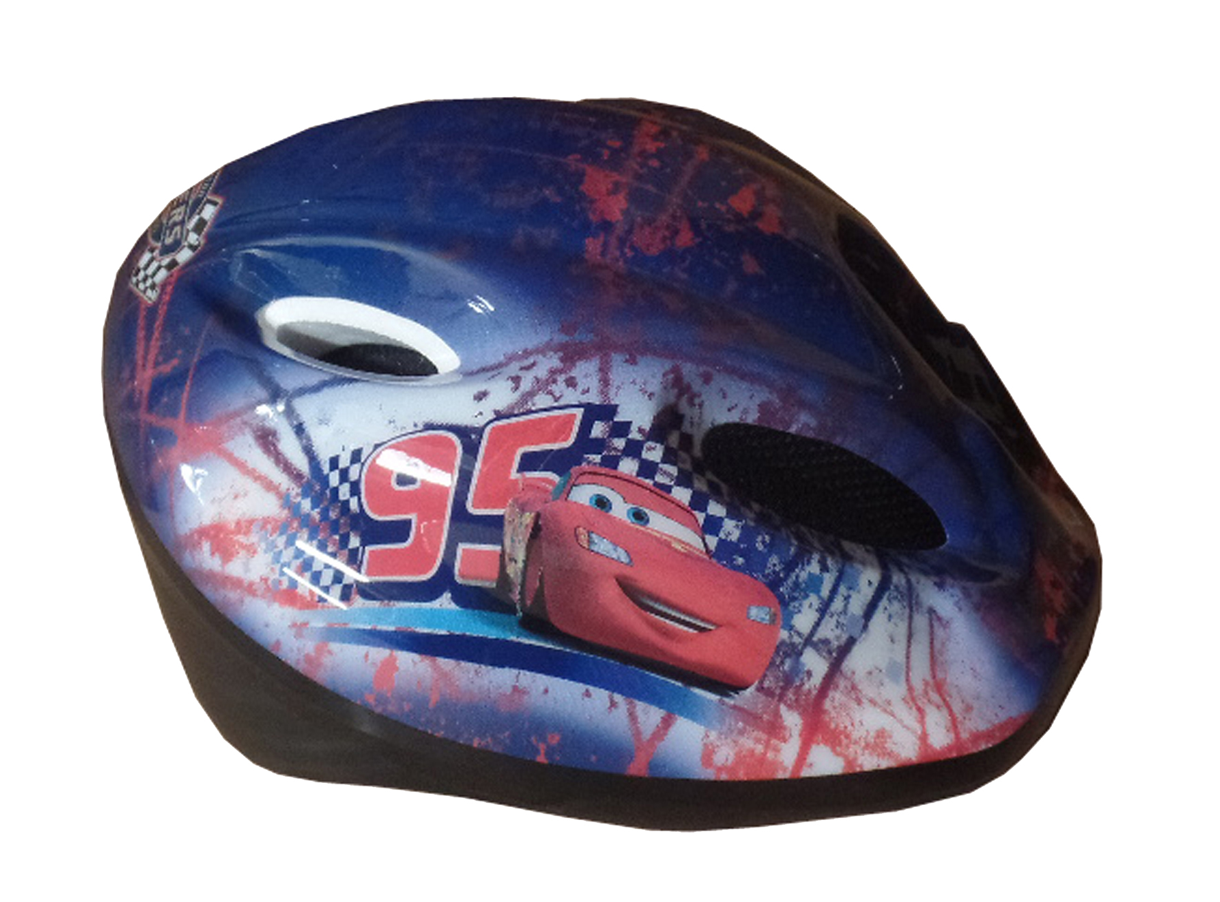 Kask rowerowy z nadrukiem Cars, rozmiar S