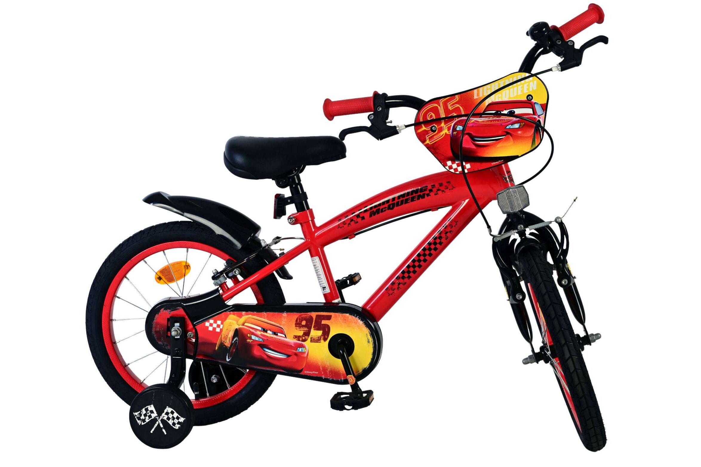 Rower dziecięcy Volare Cars 16", czerwony