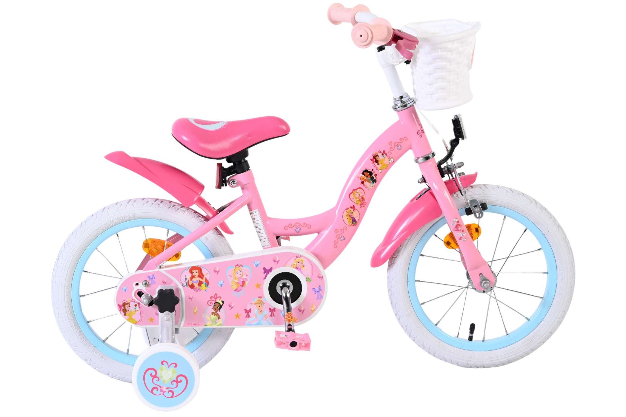 Rower dziecięcy Volare Princess 14", różowy