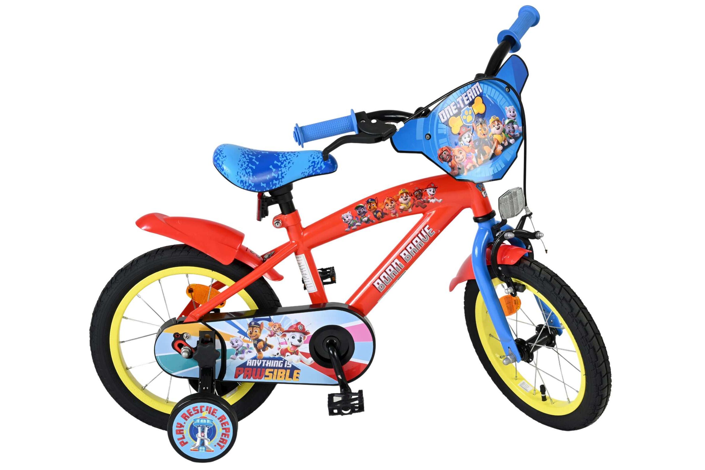 Rower dziecięcy Volare Paw Patrol 14", czerwony