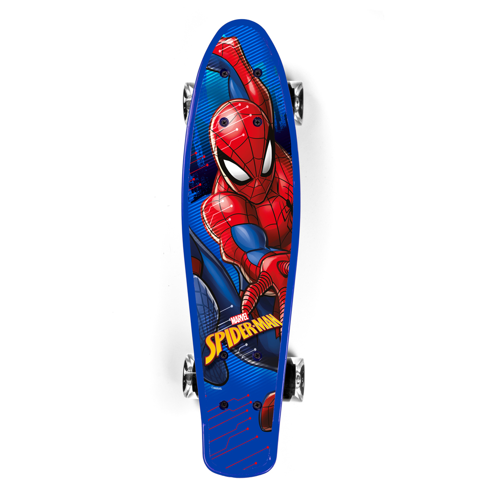 Deskorolka Spiderman, niebieska
