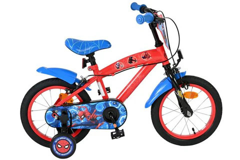 Rower dziecięcy Volare Spiderman 14", czerwony FW