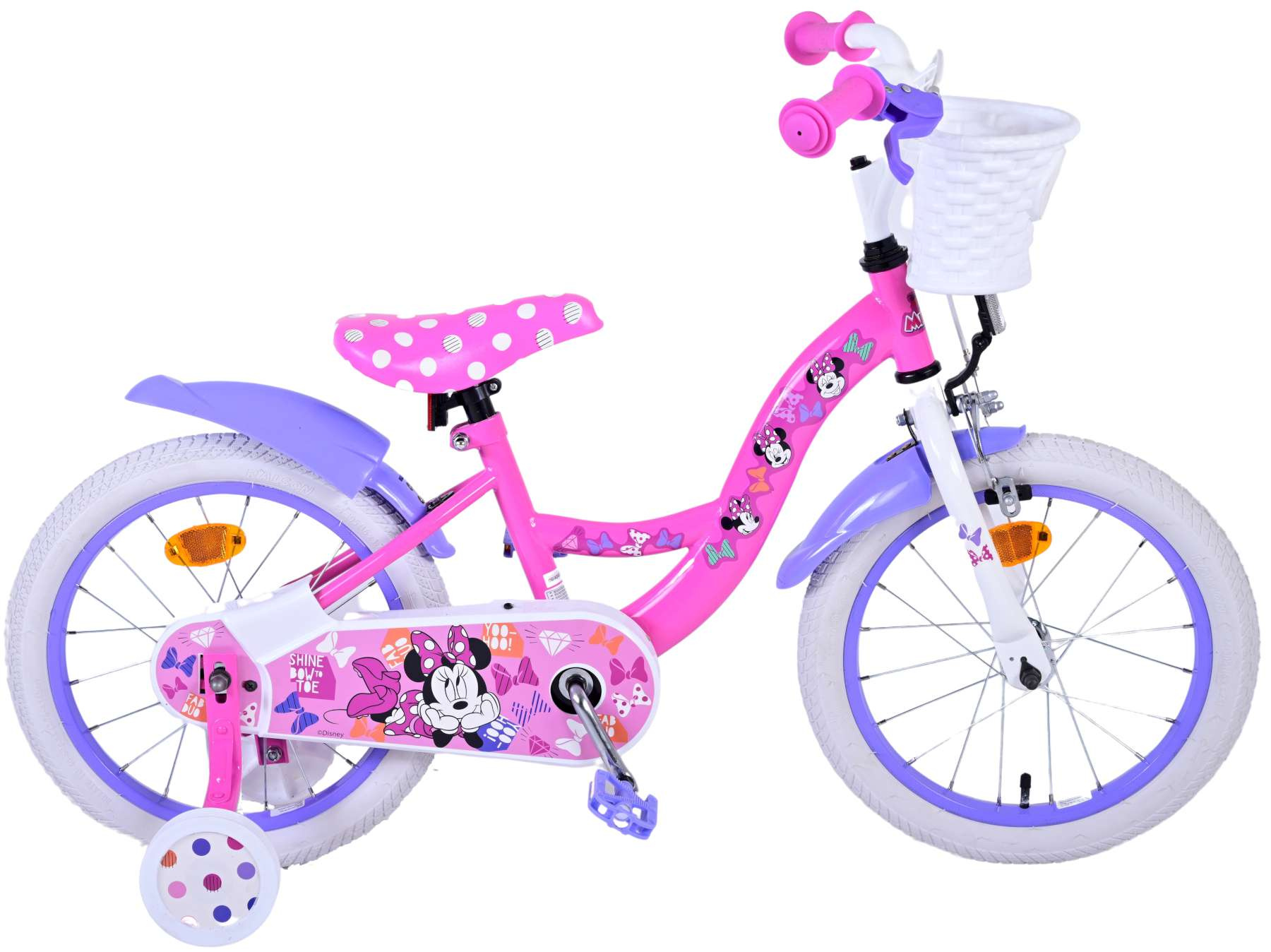 Rower dziecięcy Volare Minnie 16", różowy